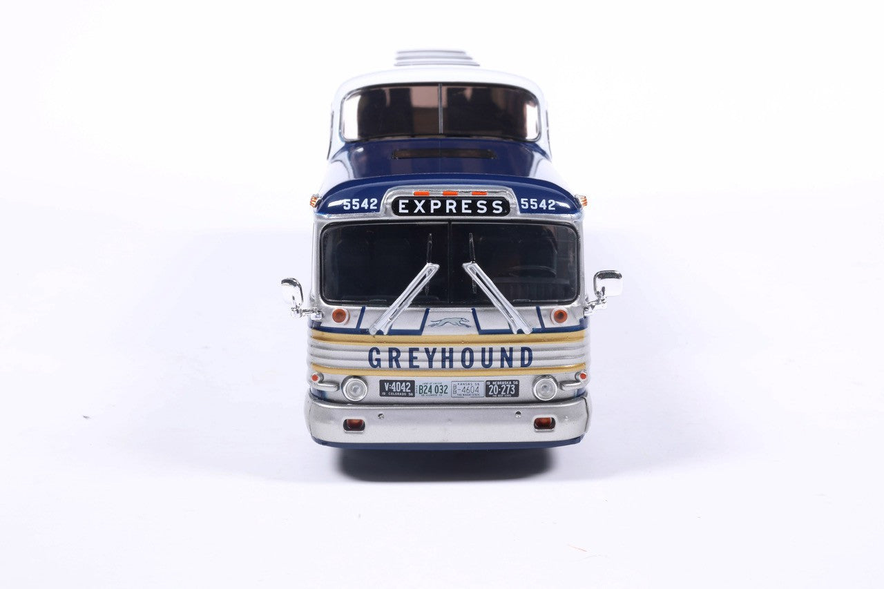 GREYHOUND SCENICRUISER ミニカー SPECIAL 350 Bus GENERAL MOTORS GREYHOUND SCENICRUISER 1956 1:43 New & Box