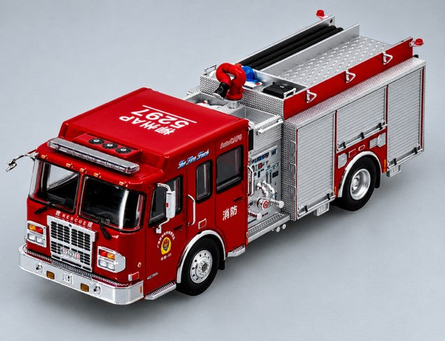 Spartan Metro Star Pumper: Beijing Fire Service 1:64 Diecast Replica by Masterpiece